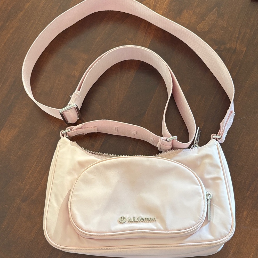 Lululemon Athletica Light Pink Crossbody Bag